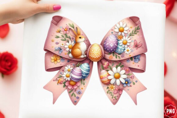 Brushstroke Easter Bow PNG: A Practical Asset for Creative and Commercial Projects