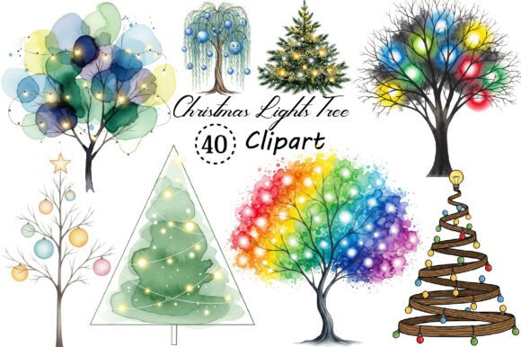 Christmas Lights Tree Clipart PNG: A Practical Guide for Designers and Crafters