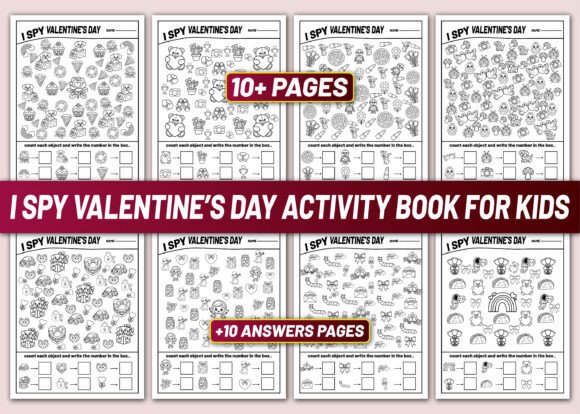 I Spy Valentine’s Day Activity Sheets: A Multifaceted Learning Tool for Early Childhood Development