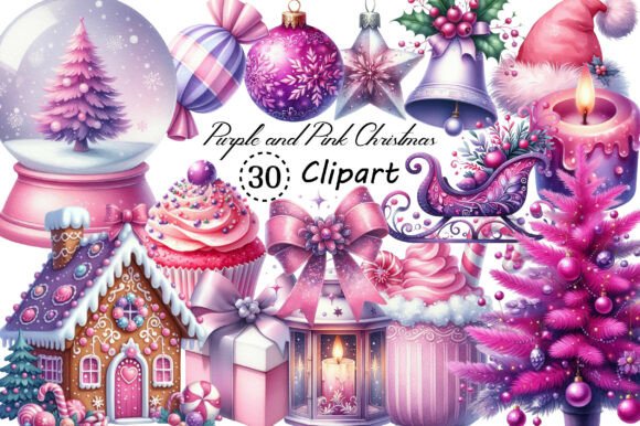 Purple and Pink Christmas Clipart: A Strategic Creative Asset for Modern Designers and Entrepreneurs