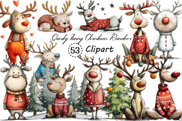 Quirky Funny Christmas Reindeer Clipart: A Practical Guide for Creators and Small-Business Owners