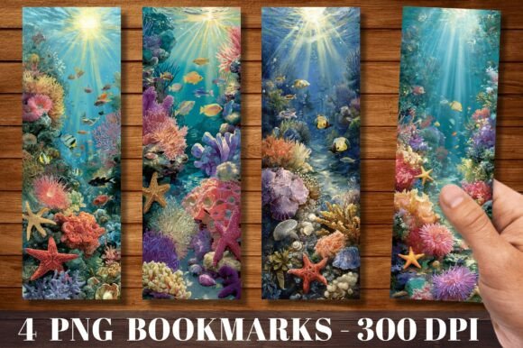 Tropical Coral Reef Ocean Bookmark: A Multifaceted Tool for Connection, Creativity, and Conservation Awareness